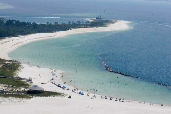 St. Andrews lagoon at Panama City Beach FL